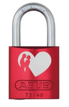 ABUS Vorhängeschloss  72/40 Love Lock