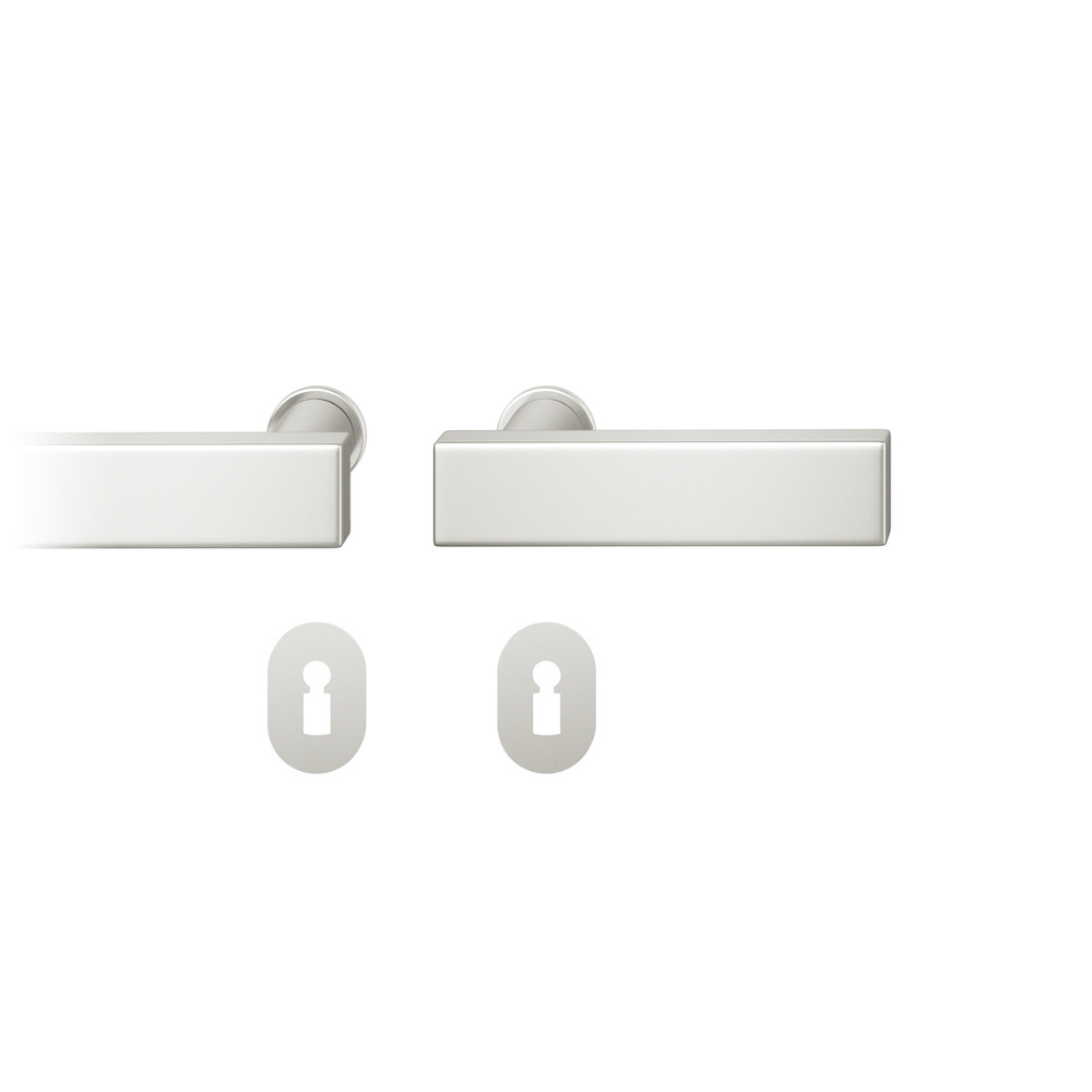 FSB Steckgriff-Drückergarnitur mit Rosetten 15 1003, rund, VK 8 mm, Aluminium