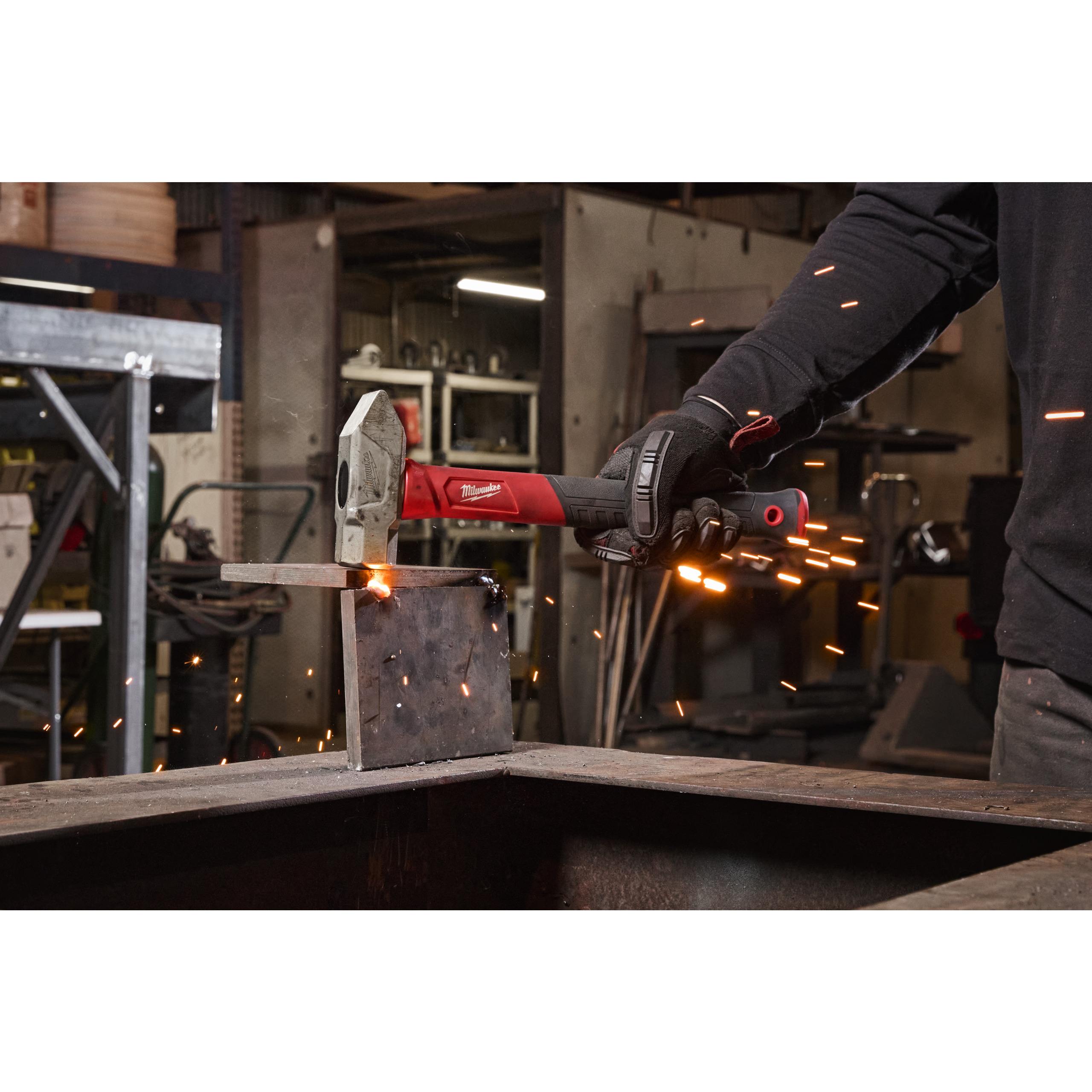 Milwaukee Fäustel 1,13 kg Fiberglas lang mit Spitzer Schlagfläche