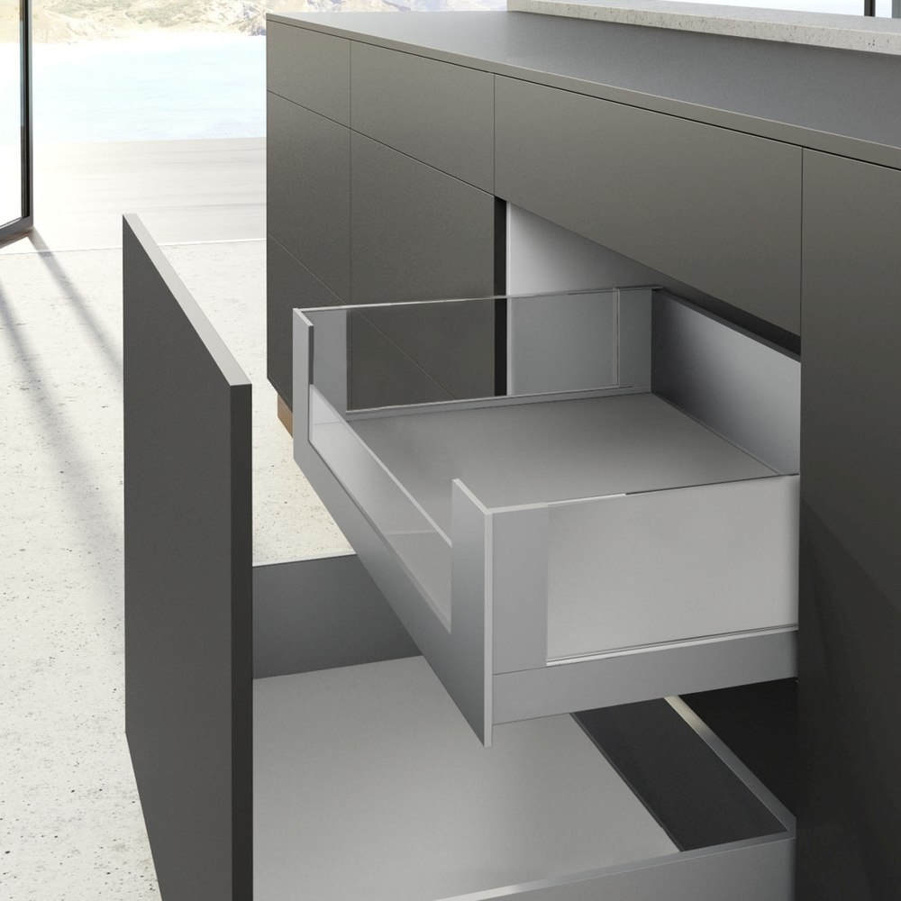 Hettich Schubkasten-Aluminiumprofil AvanTech YOU, Trägerprofil Länge 2000mm