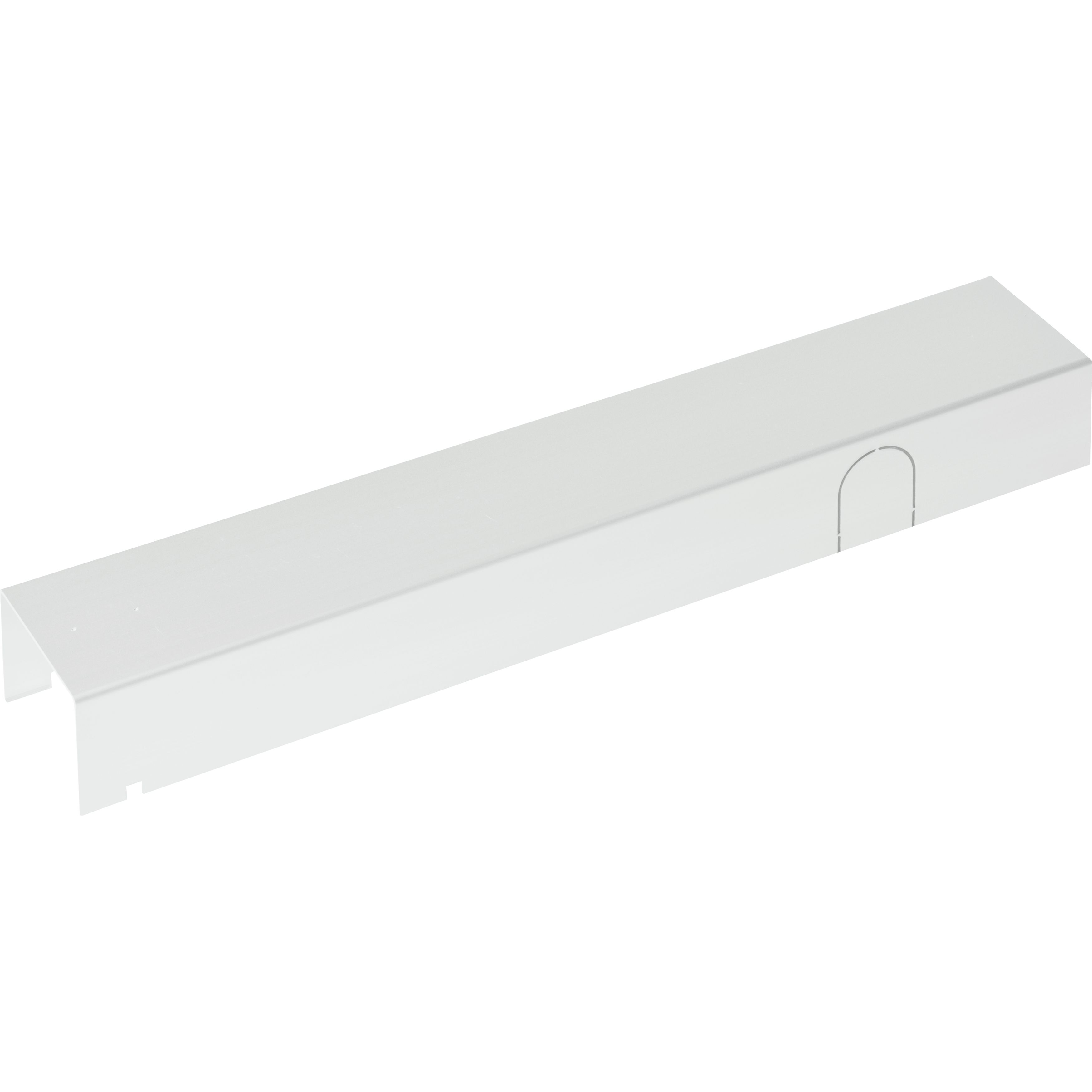 Schienenprofil, Aluminium, Weiß, Kanalabdeckung, Montageprofil