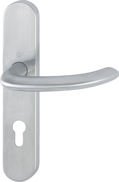 HOPPE FH AP Drückergarnitur Marseille mit Langschild FS-E1138/353H, Edelstahl