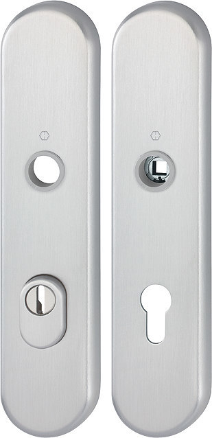 HOPPE Schutz-Langschild 3332ZA/3310 ov.,ES1,ZA/PZ 72/8,F31-1,TS 37-47