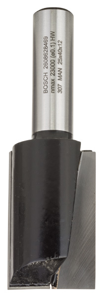 Bosch PRO Nutfräser, zweischneidig, Ø 25&nbsp;x&nbsp;L 40, Schaft 12&nbsp;mm
