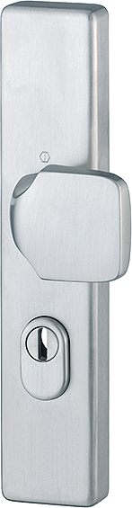 HOPPE Knopf auf Schutz-Langschild E61G/2222ZA, Edelstahl