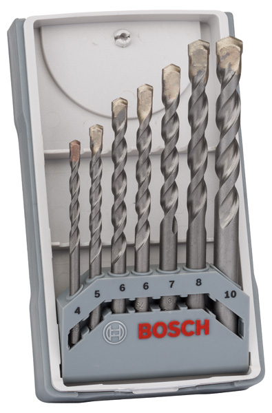 Bosch 7-tlg. CYL-3 Betonbohrer-Set, 4/5/6/6/7/8/10&nbsp;mm