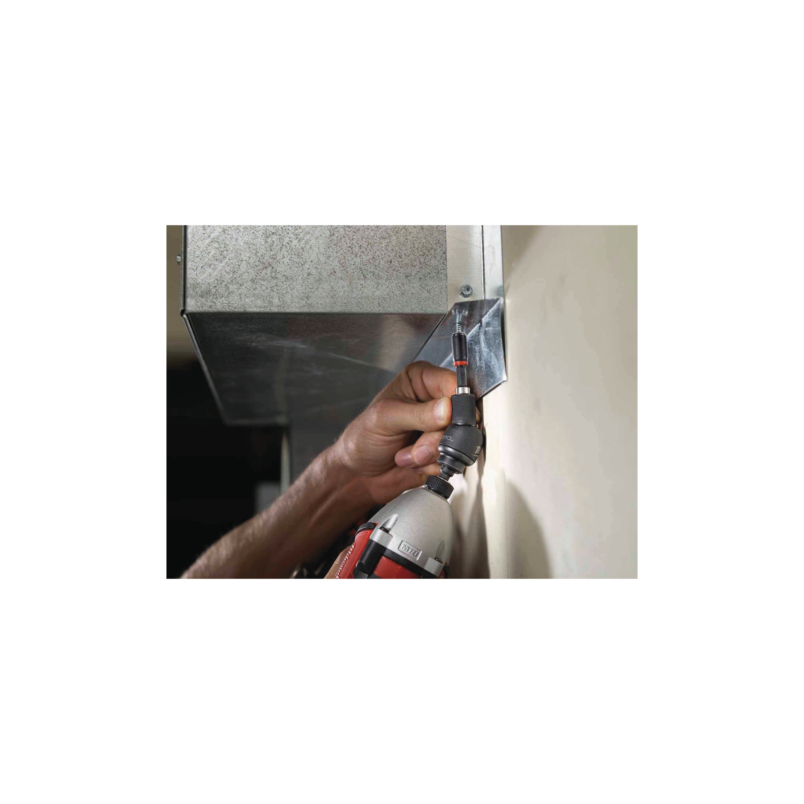 Milwaukee Winkelschraubvorsatz 1/4" Hex Aufnahme SHOCKWAVE Winkelschraubgelenk Knuckle