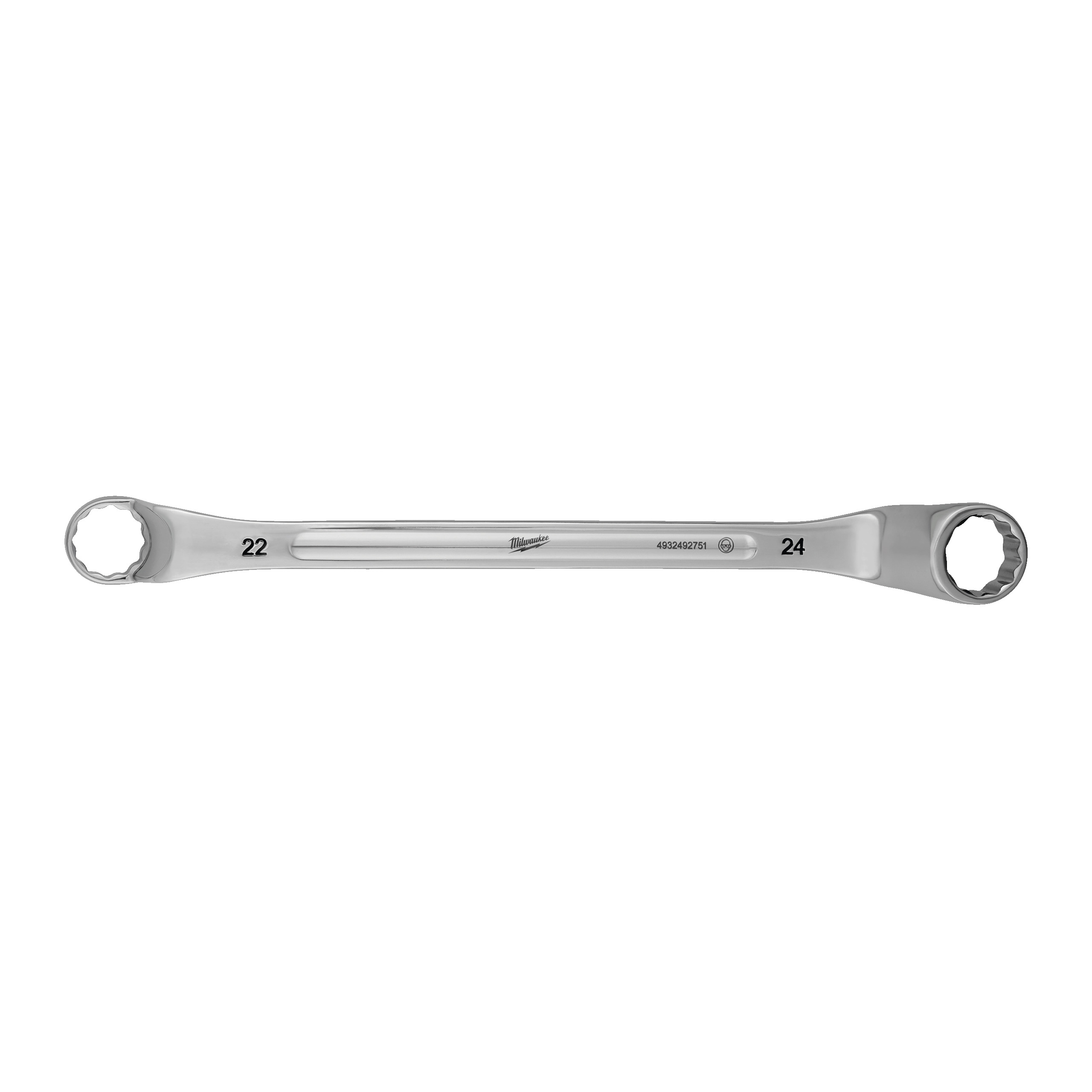 Milwaukee Doppel-Ringschlüssel gekröpft 22 x 24 mm