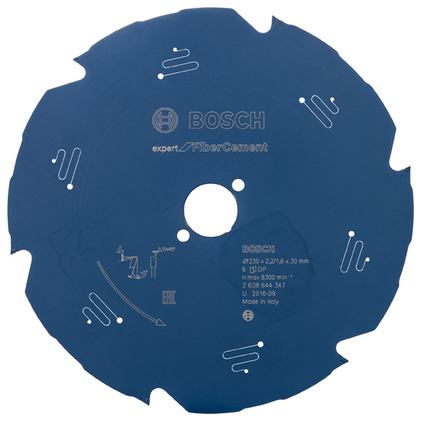 Bosch Kreissägeblatt Expert for Fibre Cement, 230 x 30 x 2,2 mm, 6