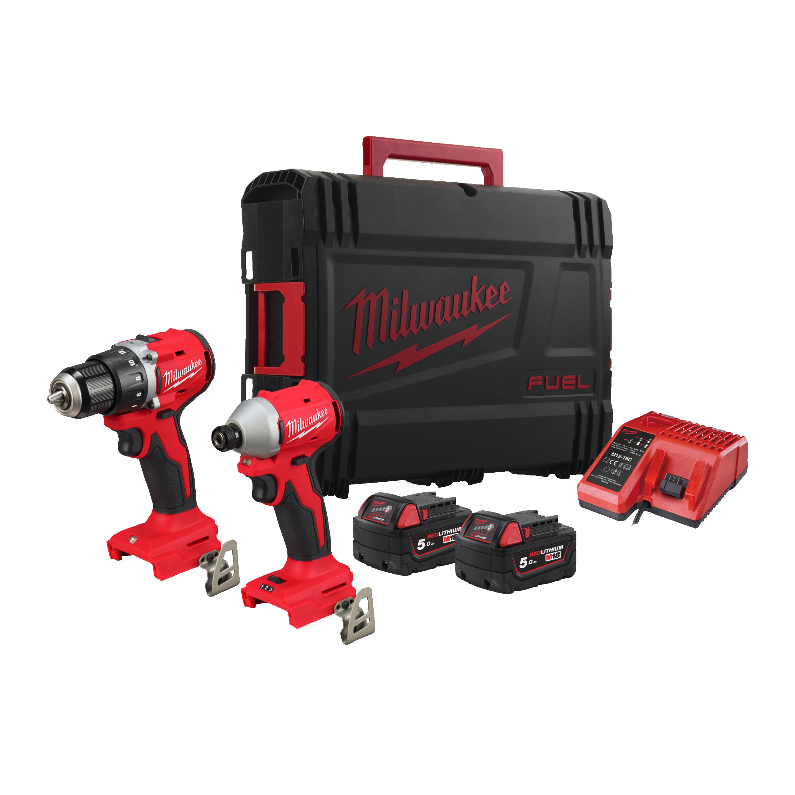 Milwaukee Akku-Maschinenset M18  POWERPACK M18BLCPP2B-502C