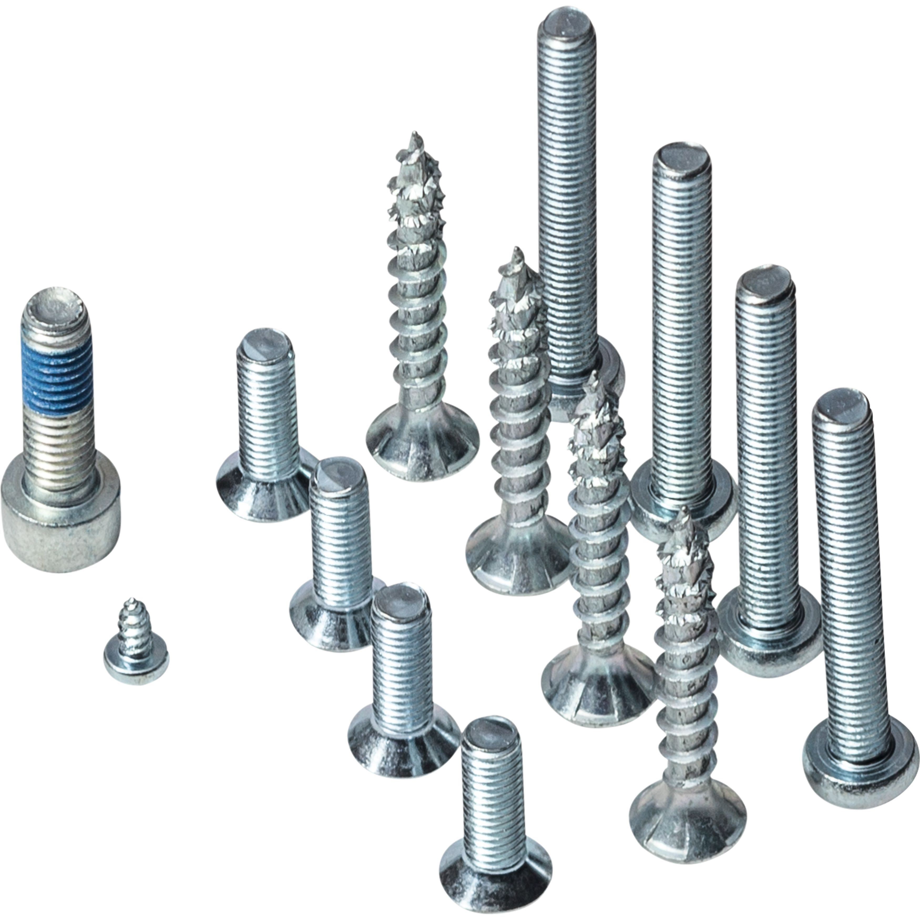 Schrauben, Sechskantschrauben, Metall, Schraubenset, galvanisiert