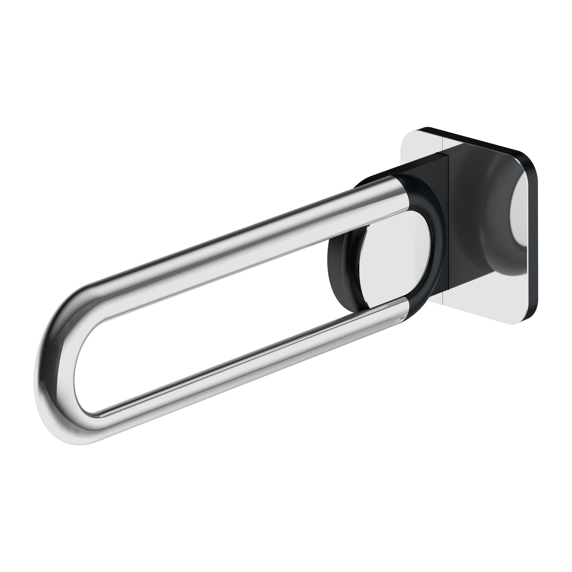 Handtuchhalter, Wandmontiert, Edelstahl, Chromfinish, Doppel-Schlaufen