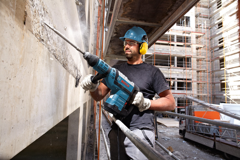 Bosch Bohrhammer mit SDS plus GBH 4-32 DFR, Handwerkkoffer, Schnellspannbohrfutter