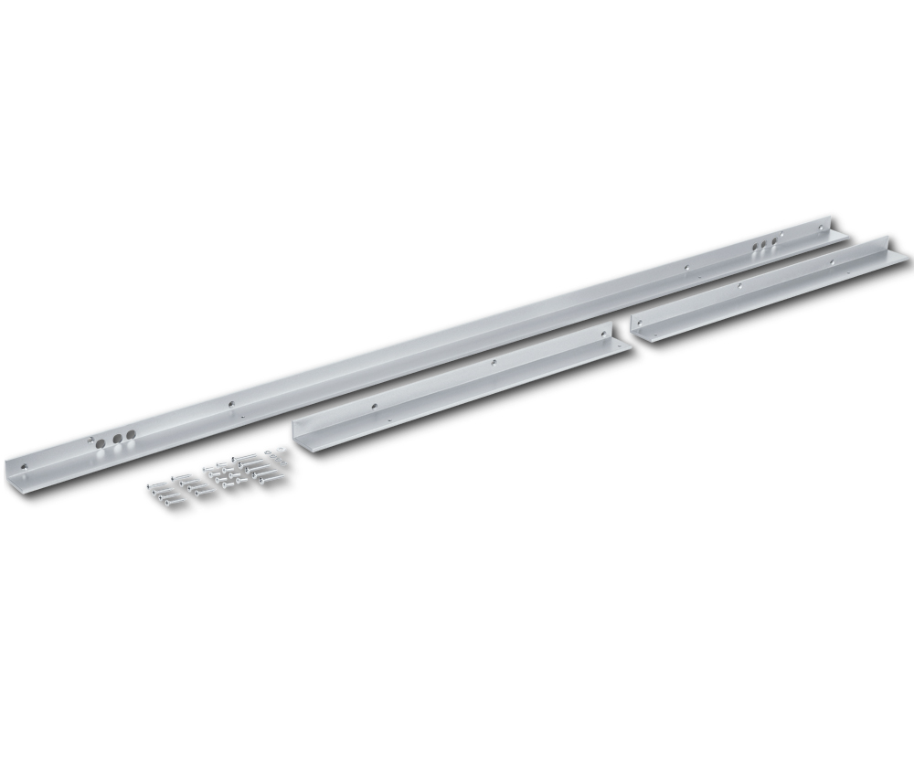 Sturzfutterwinkel GEZE für ISM/E-ISM-Gleitschiene BG VPK, Aluminium