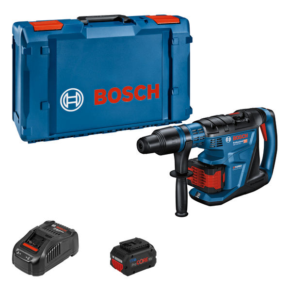 Bosch Akku-Bohrhammer BITURBO mit SDS max GBH 18V-40 C, 2 Akku ProCORE18V 8.0Ah