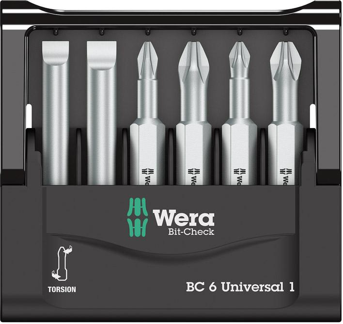 WERA Bit-Satz  Bit-Check 6 Universal 1