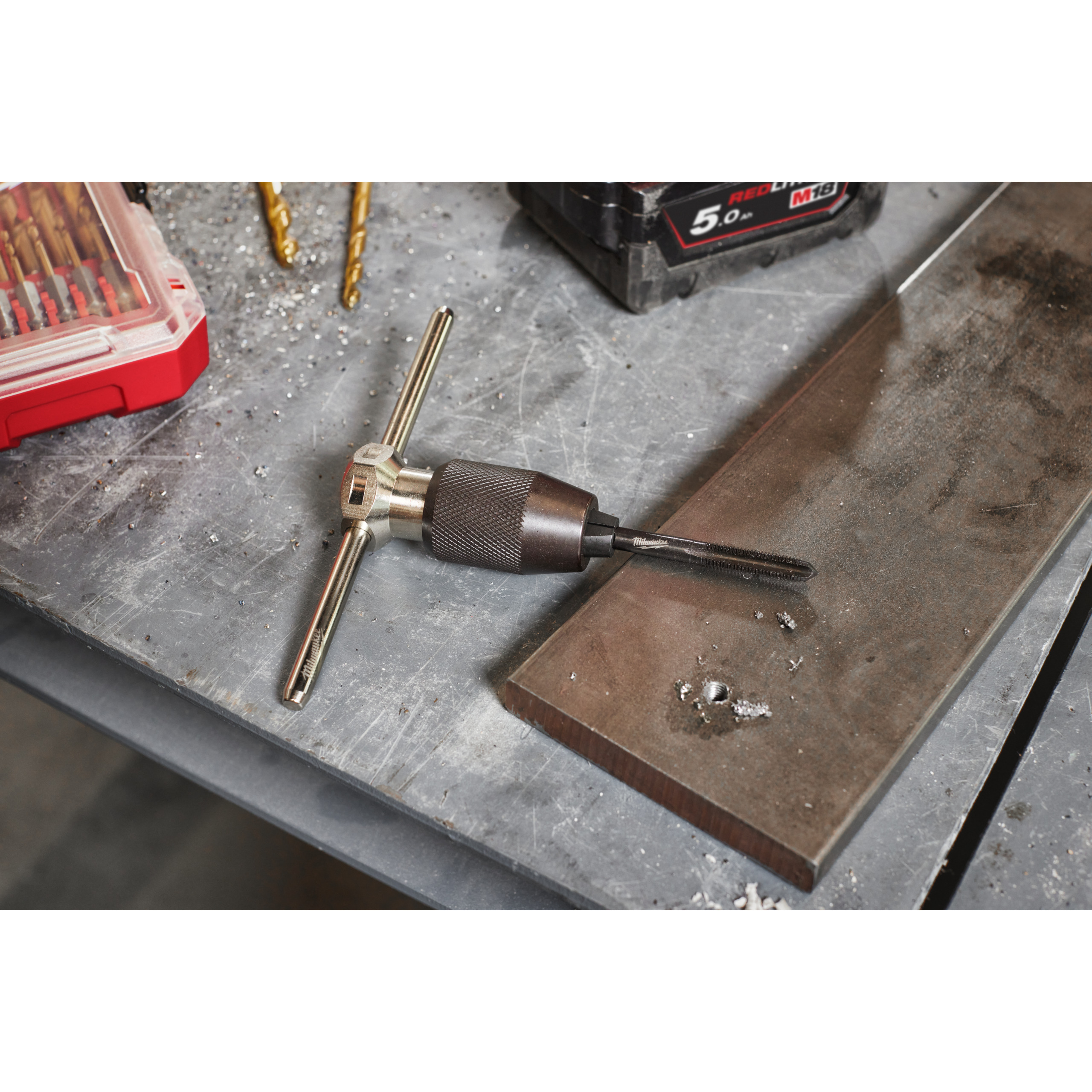 Milwaukee Gewindeschneidsatz in PACKOUT kompatibler Kassette 17-teilig