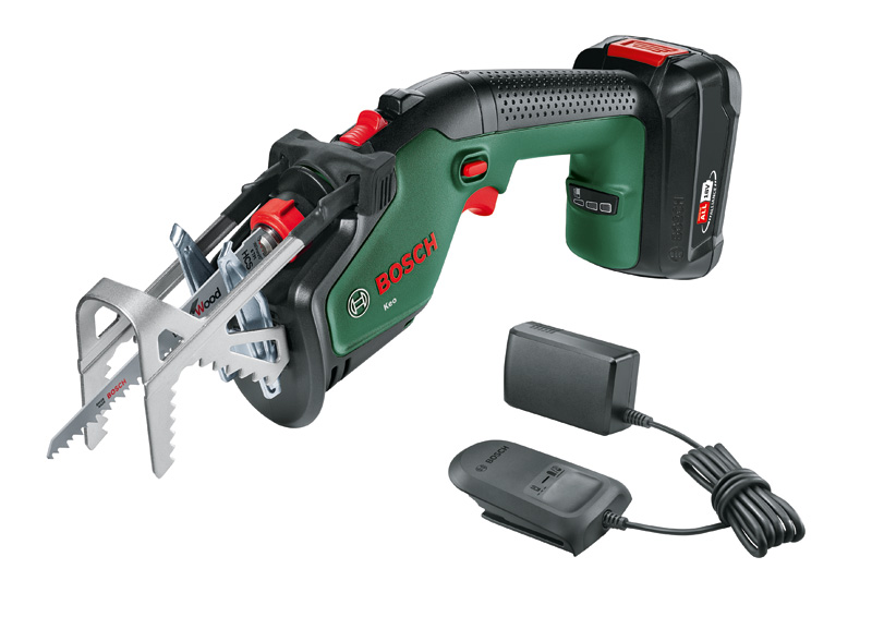 Bosch Akku-Gartensäge Keo, 1 Akkupack PBA 18V 2.0Ah W-B u. Ladegerät