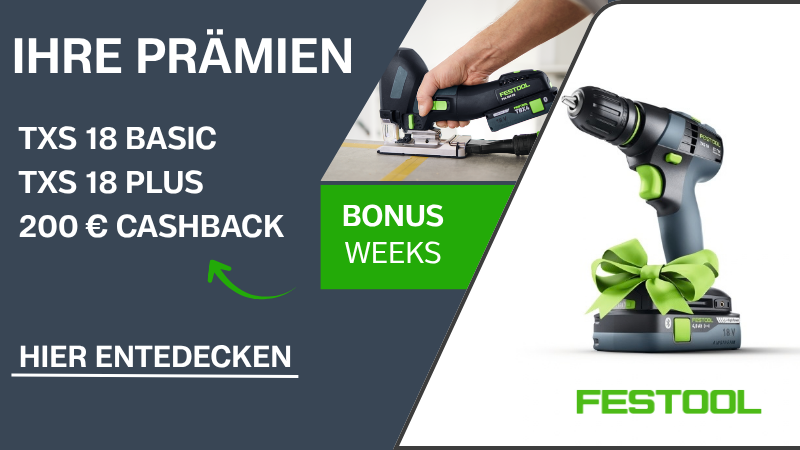 Stichsäge, Akku, Grün, Festool, Riegelbow