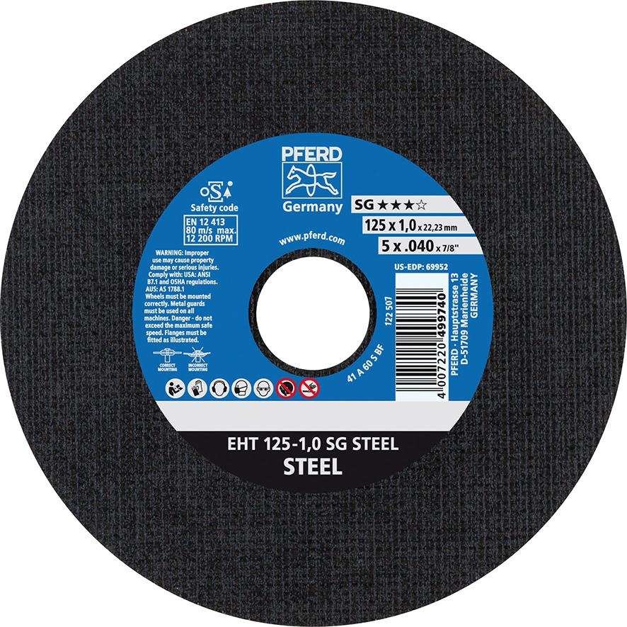 Trennscheibe SG STEEL für die Stahlbearbeitung