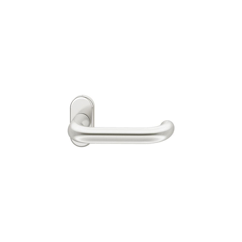 FSB FH-Drücker-Halbgarnitur ohne Schlüsselrosette 09 1146, oval, VK 9 mm, Aluminium
