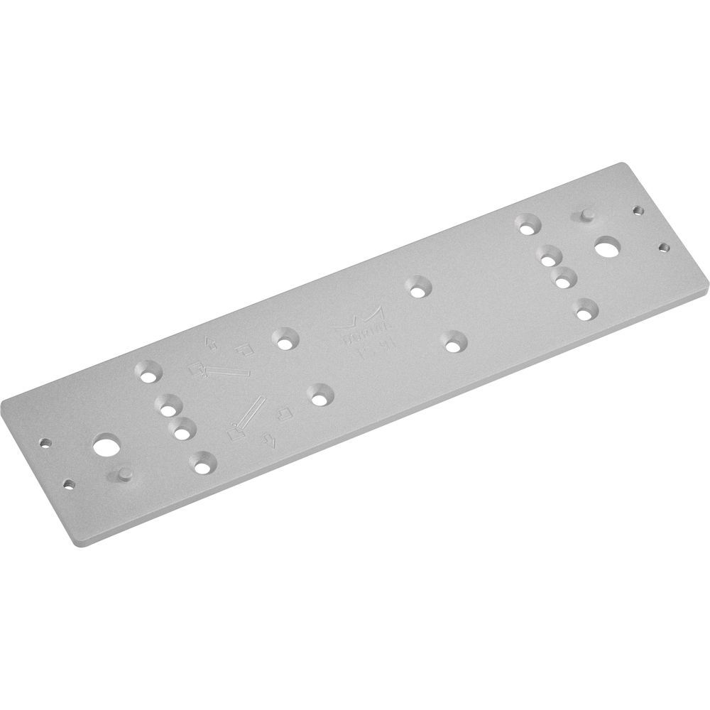 Montageplatte DORMA für Obentürschließer TS 91, Aluminium