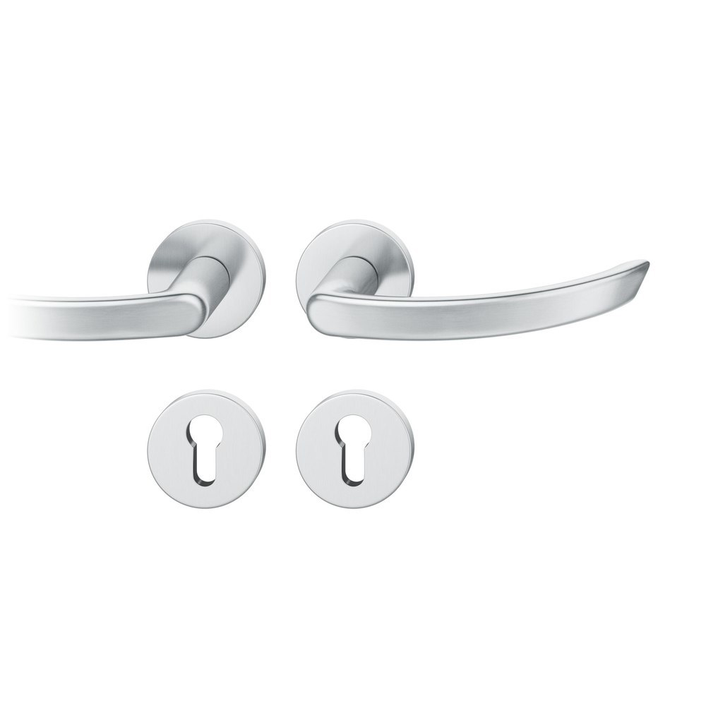 FSB Drückergarnitur mit Rosetten 72 1119, rund, mit Nocken, VK 8, AGL3, Edelstahl