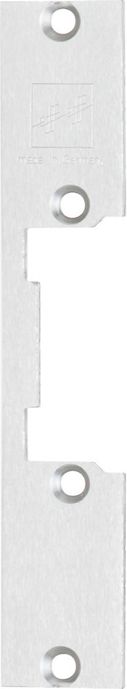 Flachschließblech effeff für Türöffner 096, Edelstahl