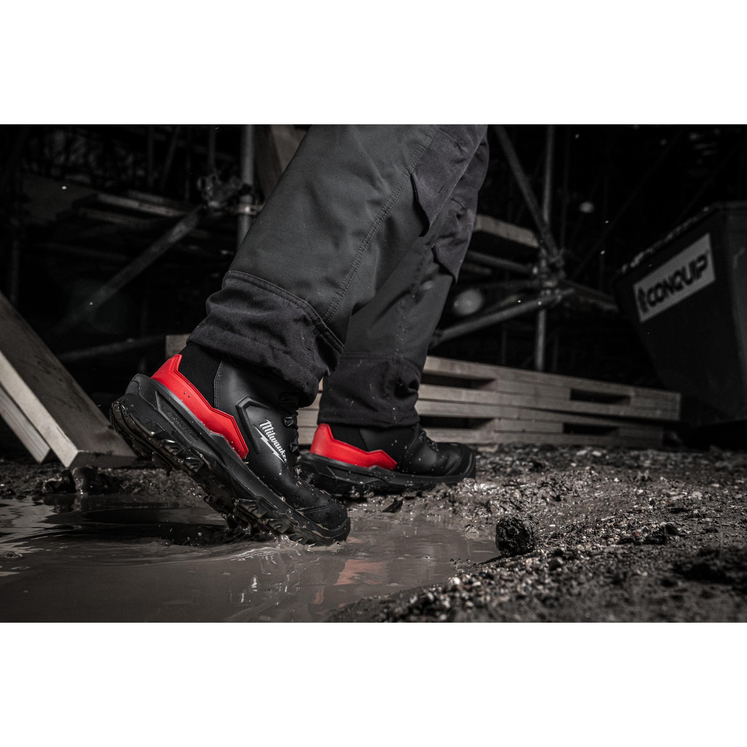 Milwaukee Sicherheits-Schnürstiefel Größe 40 ARMOURTRED S7S hoch weit Leder schwarz