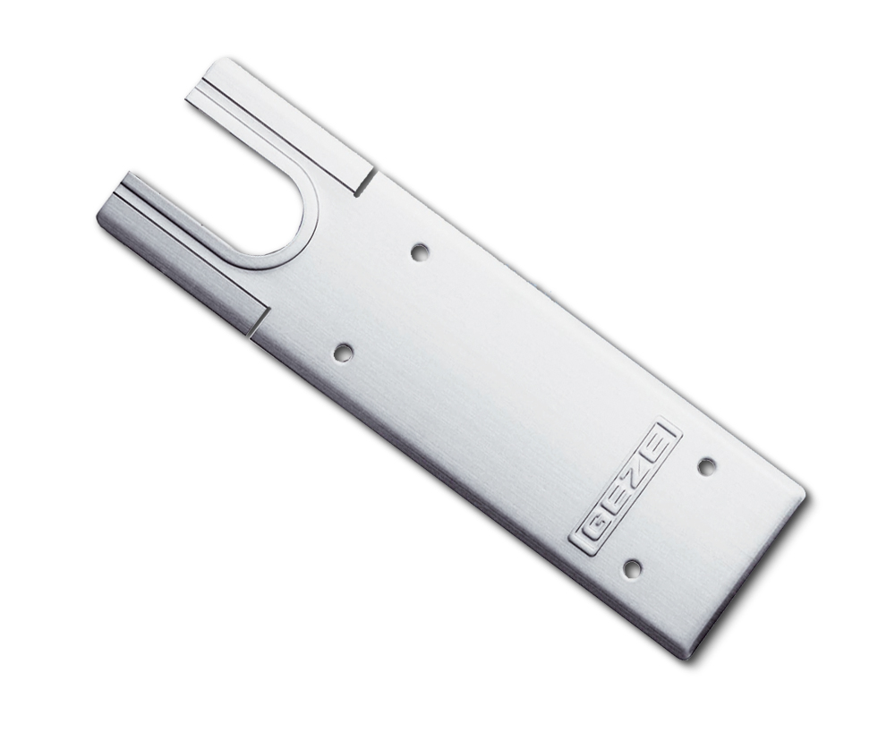 Deckplatte GEZE TS 550, Edelstahl