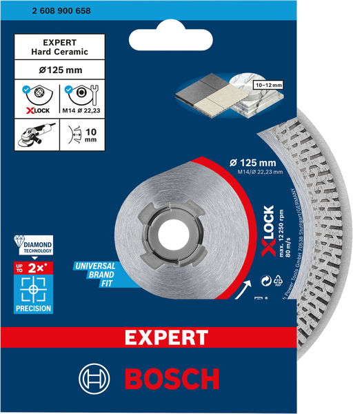 Bosch EXPERT HardCeramic Diamanttrennscheiben, 85 x 22.23 x 1,6 x 7&nbsp;mm