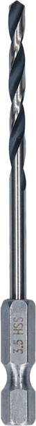 Bosch HSS PointTeQ Sechskantbohrer 3,5&nbsp;mm
