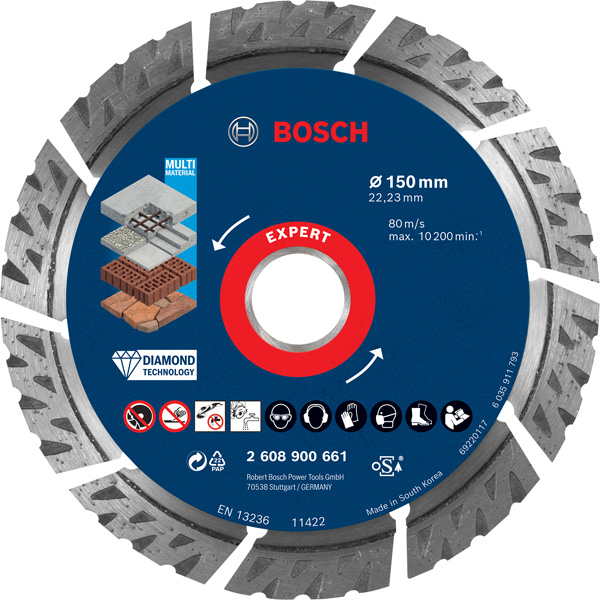 Bosch EXPERT MultiMaterial Diamanttrennscheiben