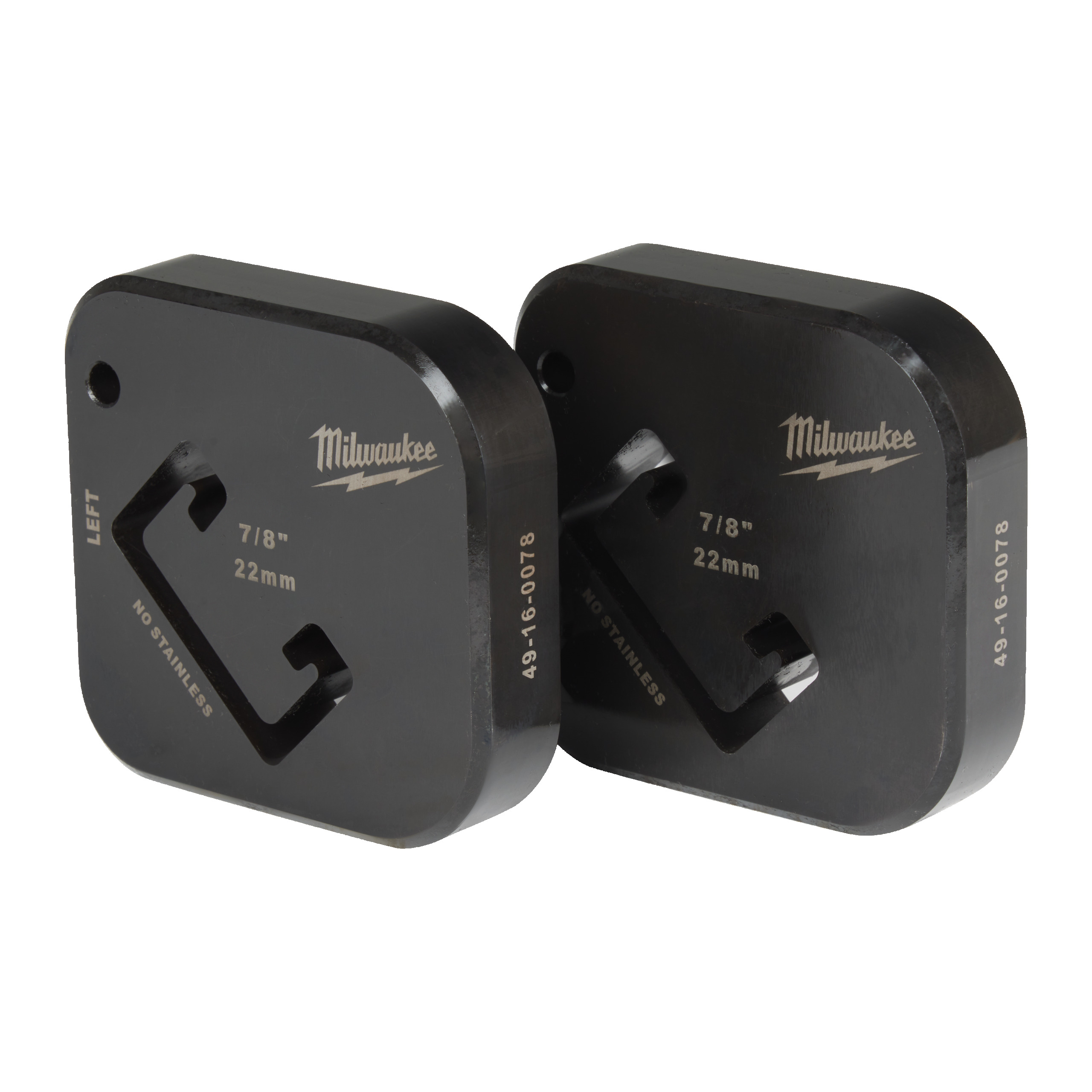 klemmzwinge, zwei stücke, 22 mm, 7/8 zoll, Milwaukee