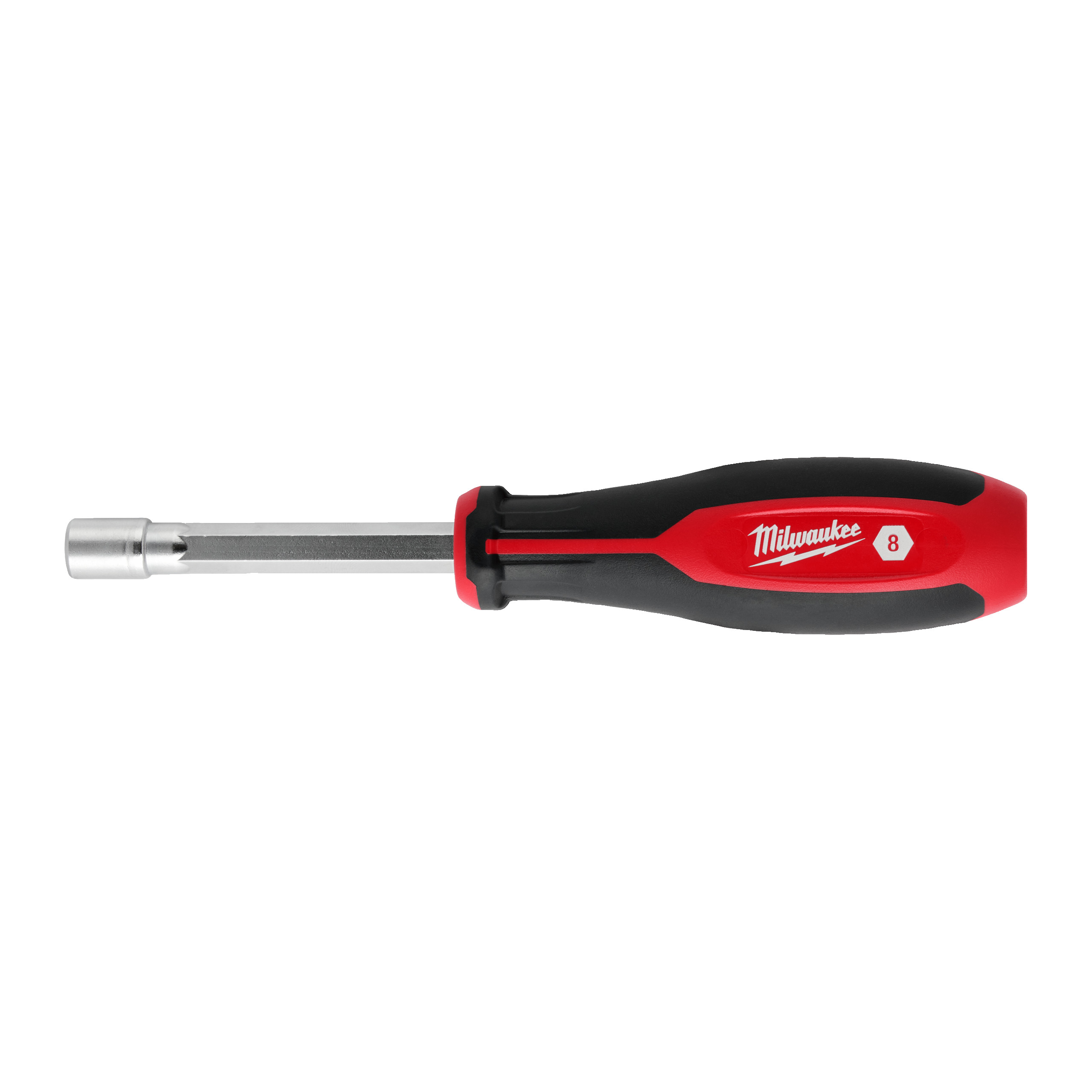 Milwaukee Steckschlüssel SW 8 mm / M5 mit Griff und Durchgangsloch, magnetisch