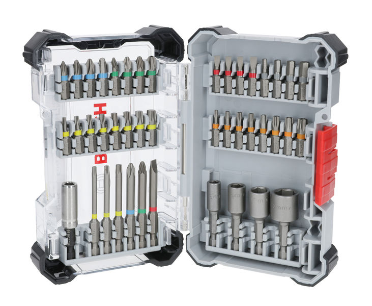 Bosch Extra Hard Set, 43‑tlg. im Pick and Click-Koffer