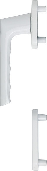 HOPPE Fenstertür-Halbgarnitur Brest 0739/66N/66NS, N 10, Profilzylinder gelocht