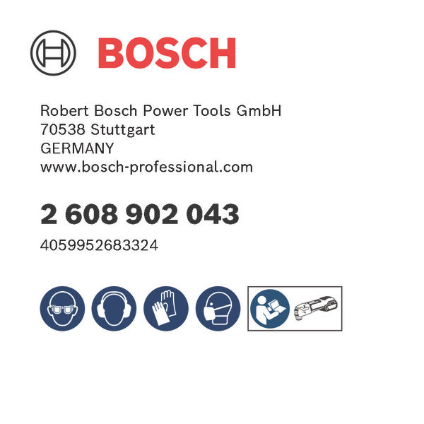 Digitale GPSR-Kennzeichnung, werkzeug, kraftwerkzeug, bosch, deutschland, serie