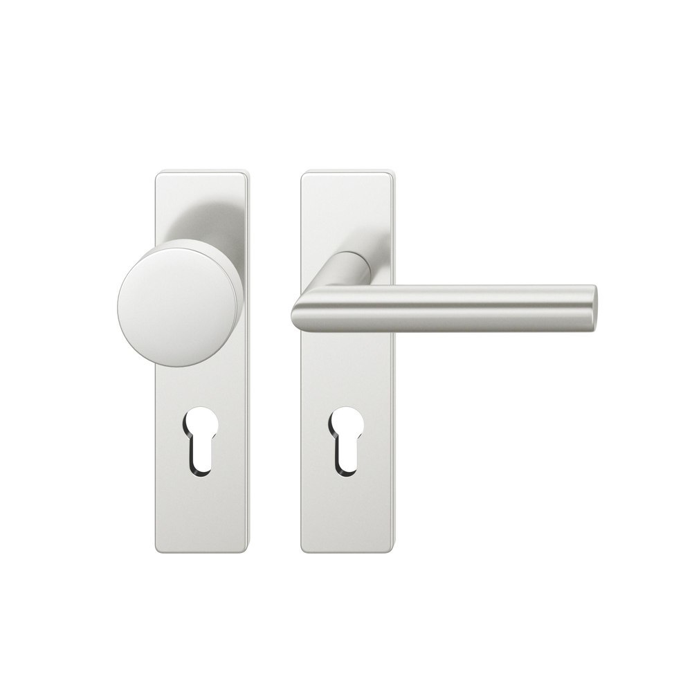 FSB Wechselgarnitur mit Kurzschild 72 1076, AGL3, Aluminium