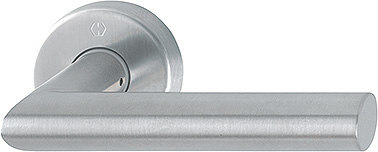 HOPPE Drücker-Halbgarnitur Amsterdam ohne Schlüsselrosette E1400Z/42H, VK10, mit Stütznocken, Edelstahl