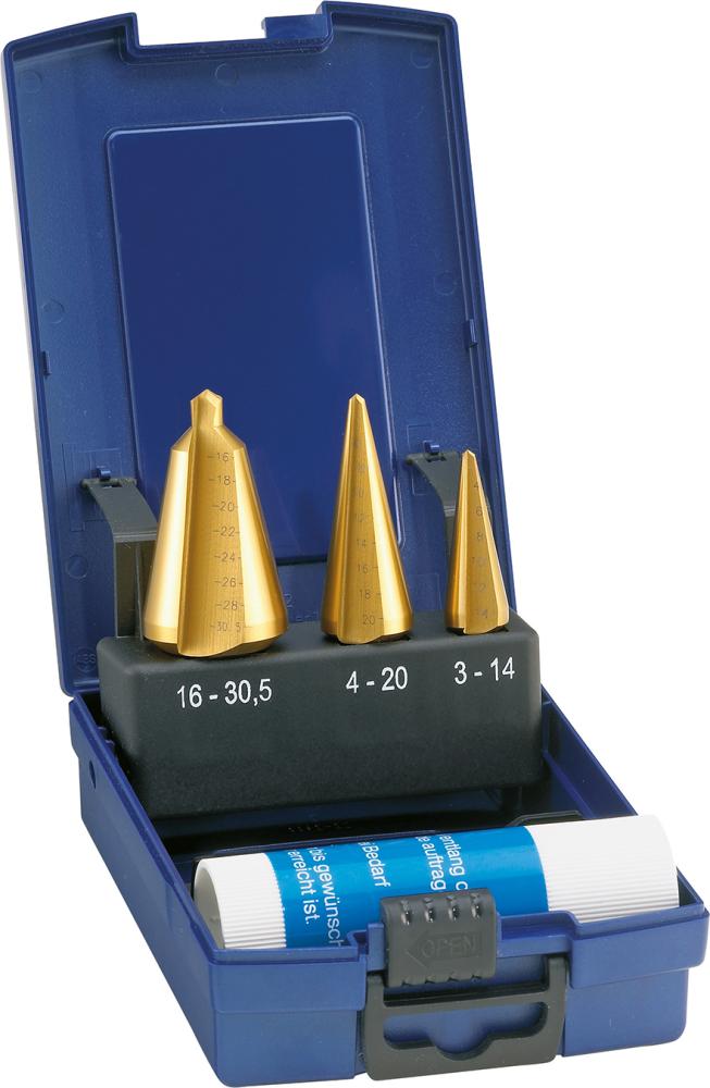 FORUM Blechschälbohrer  Satz TiN 3-30,5mm