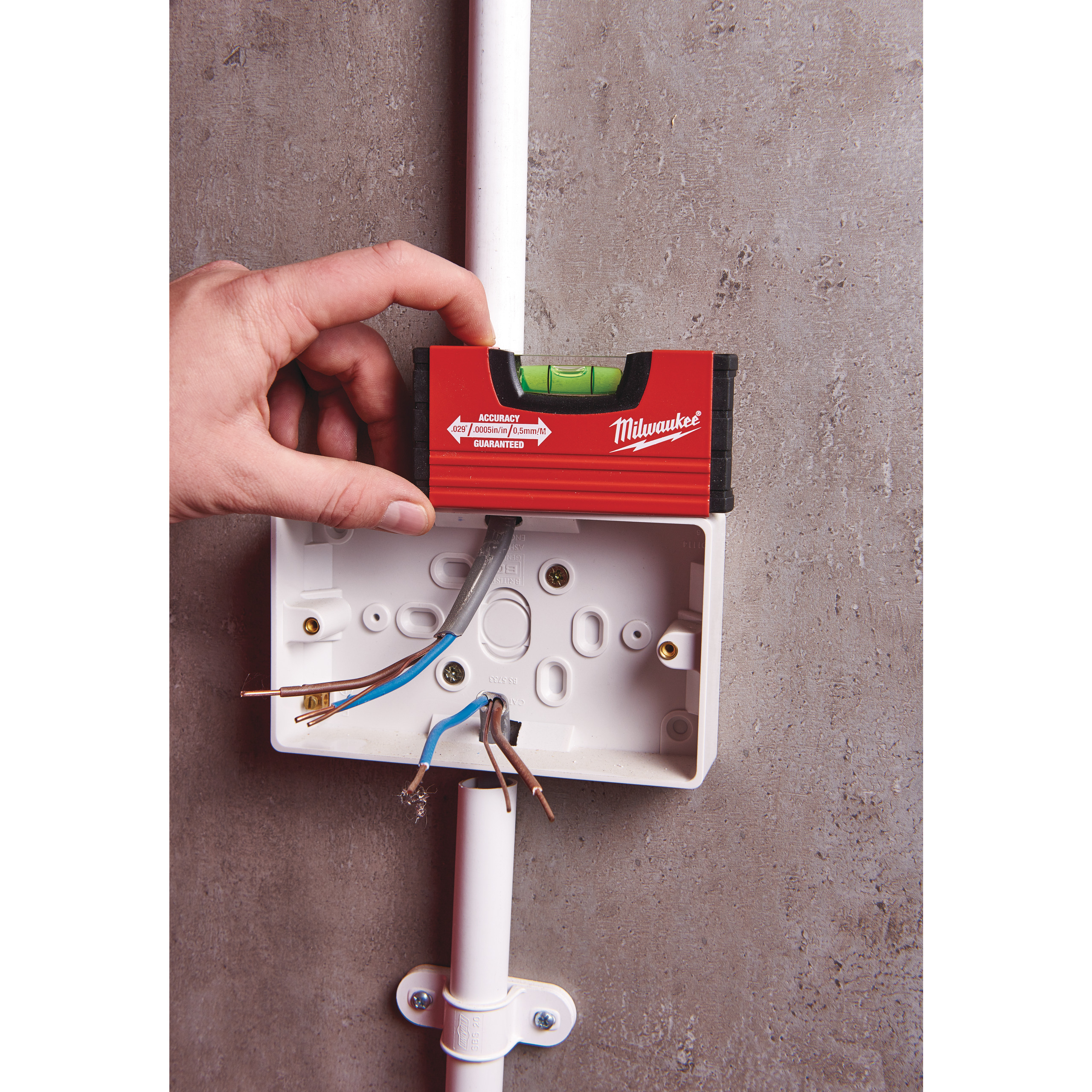 Milwaukee Wasserwaage 10 cm lang Minibox