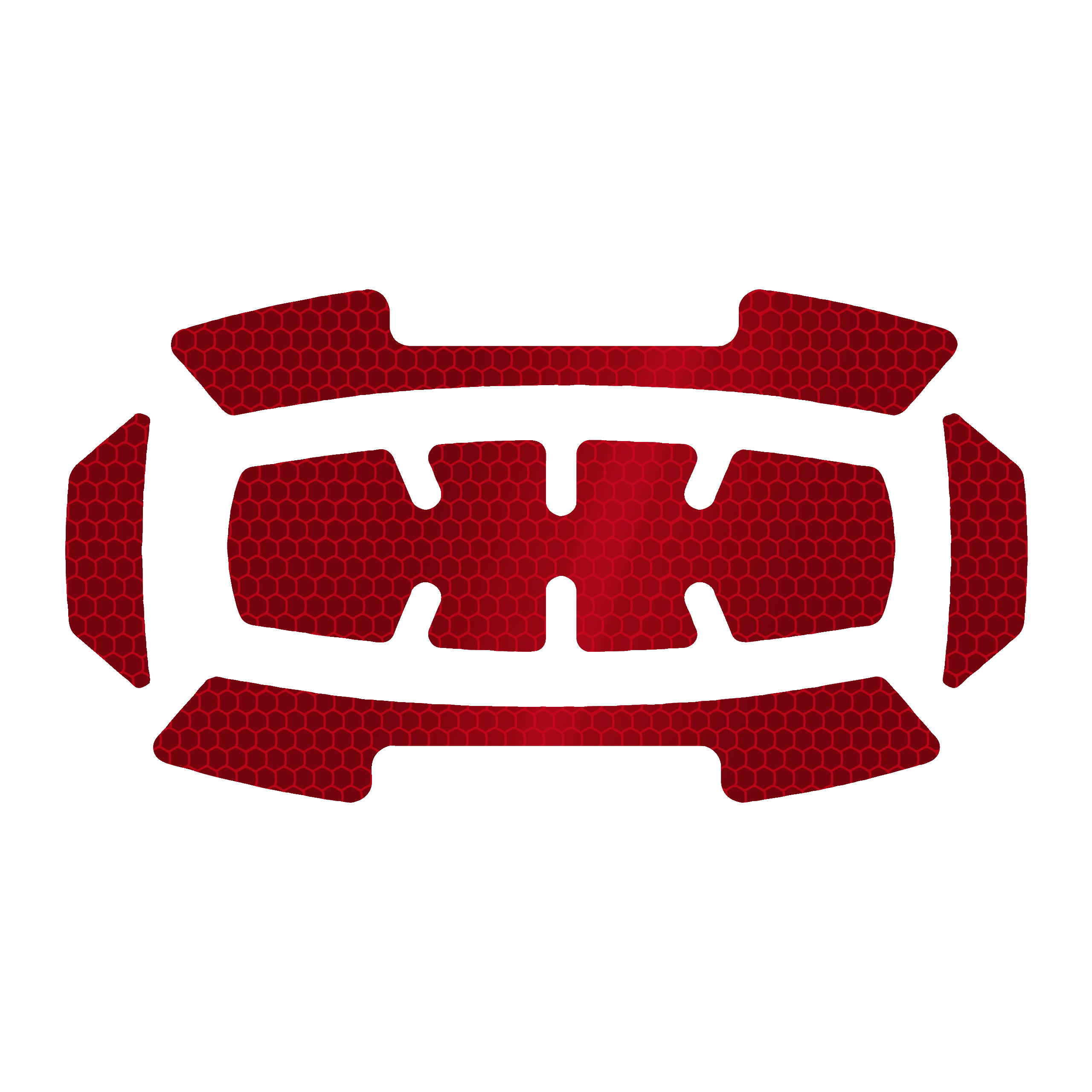 Milwaukee Hi-Vis Aufkleber rot, 5-teilig BOLT