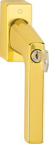 HOPPE Fenstergriff Dallas M0643S/US943 100NM, abschließbar, eckig, 7/32-42,F77-R