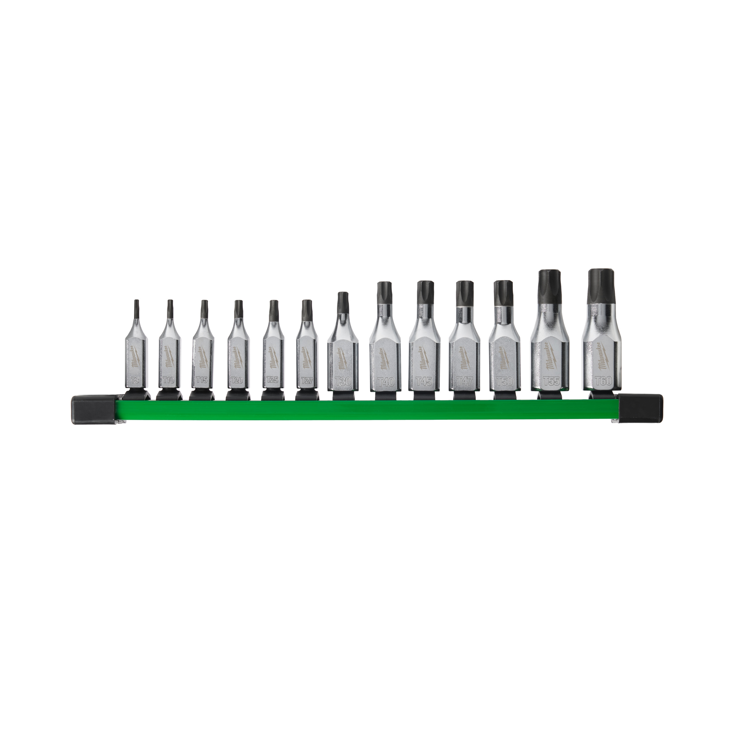 Milwaukee Bit-Steckschlüsseleinsatz-Set 1/4 Zoll 13-teilig TX Bit-Steckschlüsseleinsatz 3/8" Set