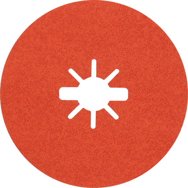 Bosch EXPERT R782 Prisma Ceramic X-LOCK Fiberscheibe, 125&nbsp;mm, 22,23&nbsp;mm, K 60, 25 Stk.