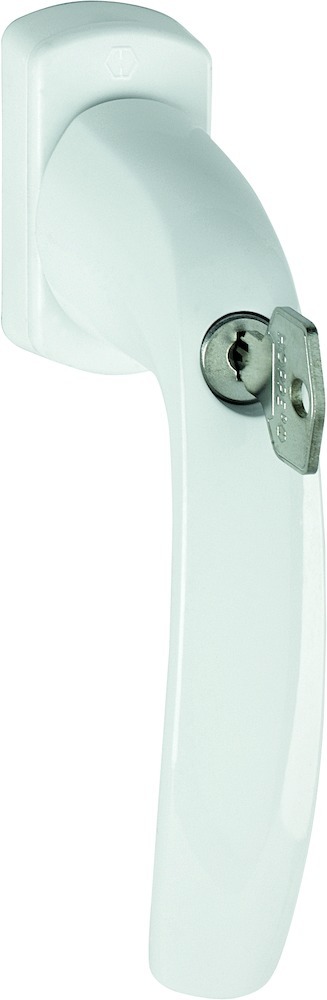 HOPPE Fenstergriff New York 0810S/U10 100NM, abschließbar,  eckig