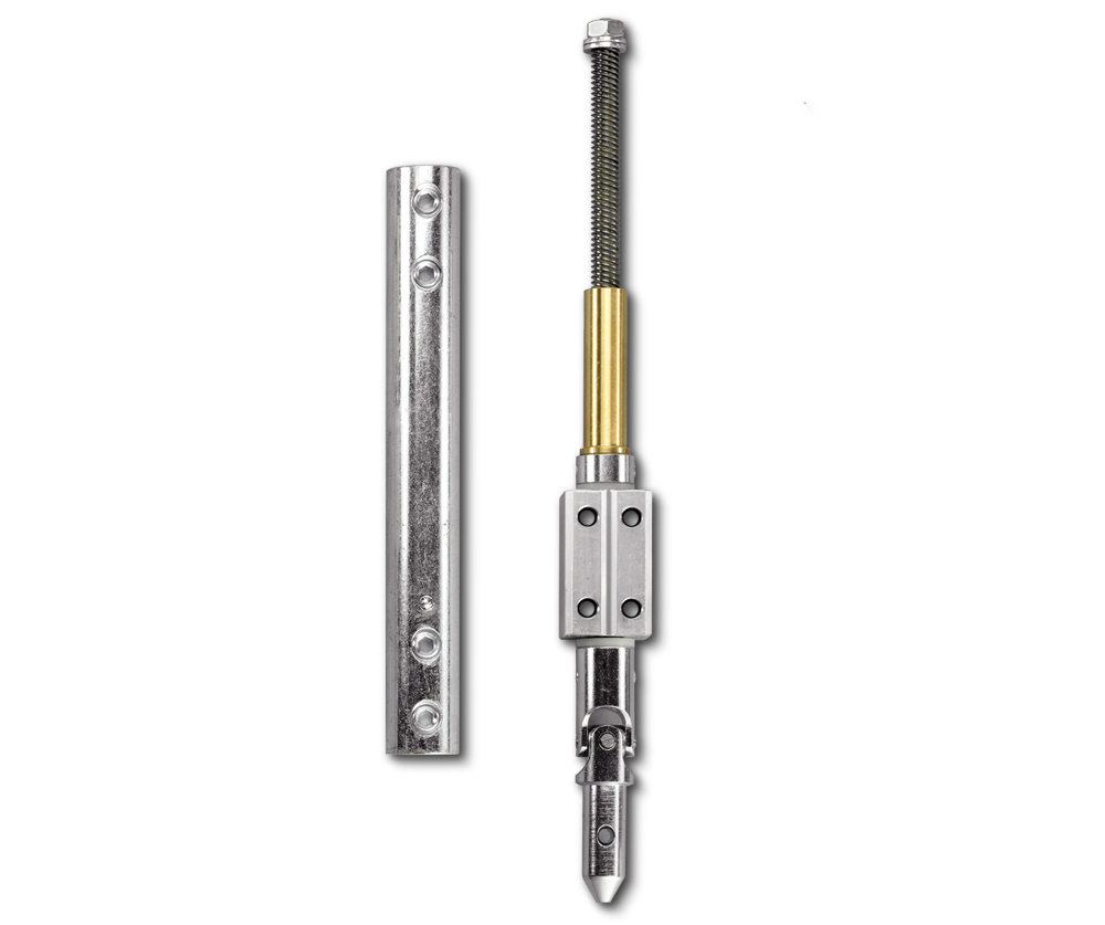 Getriebe GEZE FZ 101, Vertikalmontage