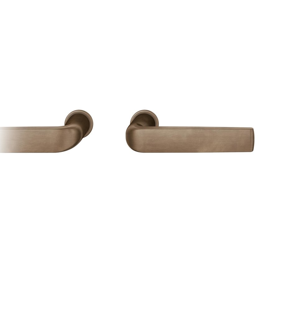 Türgriff, Türdrücker, Bronzefarbene Beschläge, Messing Finish, Türbeschlag
