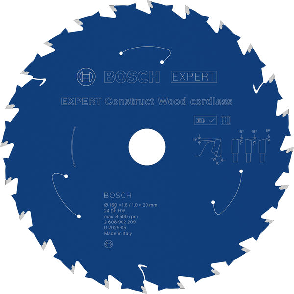 Bosch EXPERT Construct Wood Kreissägeblatt, T24